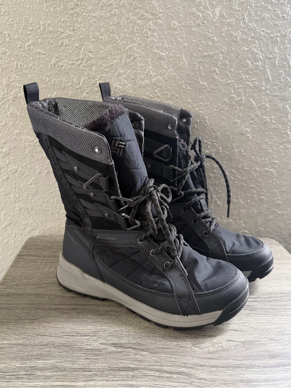Columbia Black Snow Boots Women’s Size 6.5